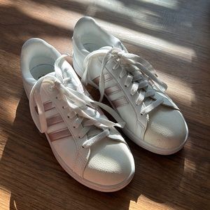 Rose Gold Adidas Superstars